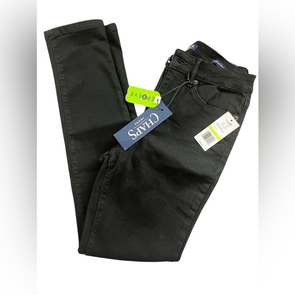 Chaps Women’s Black Jeans High Rise Skinny, 4/27 - Picture 1 of 3